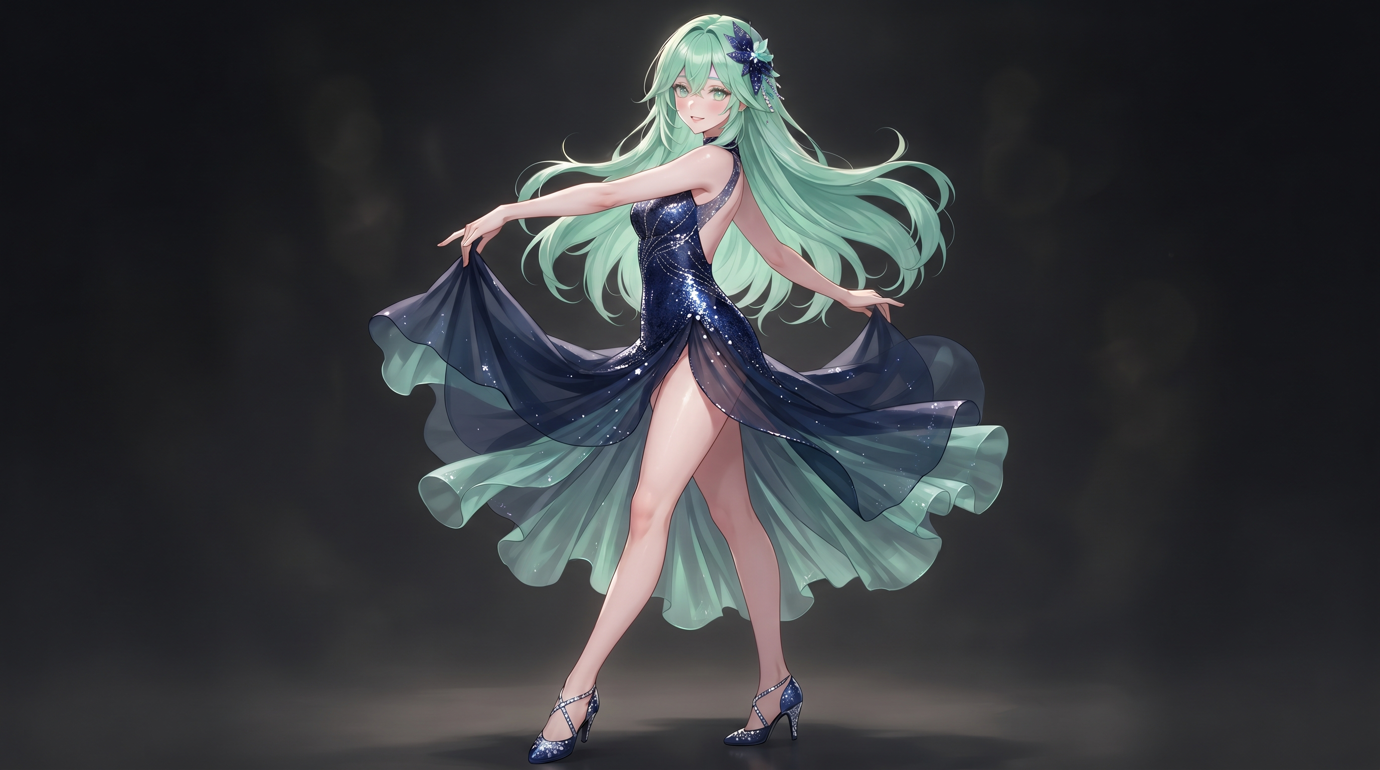 Minty Swimsuit — make me wear dancing clothes