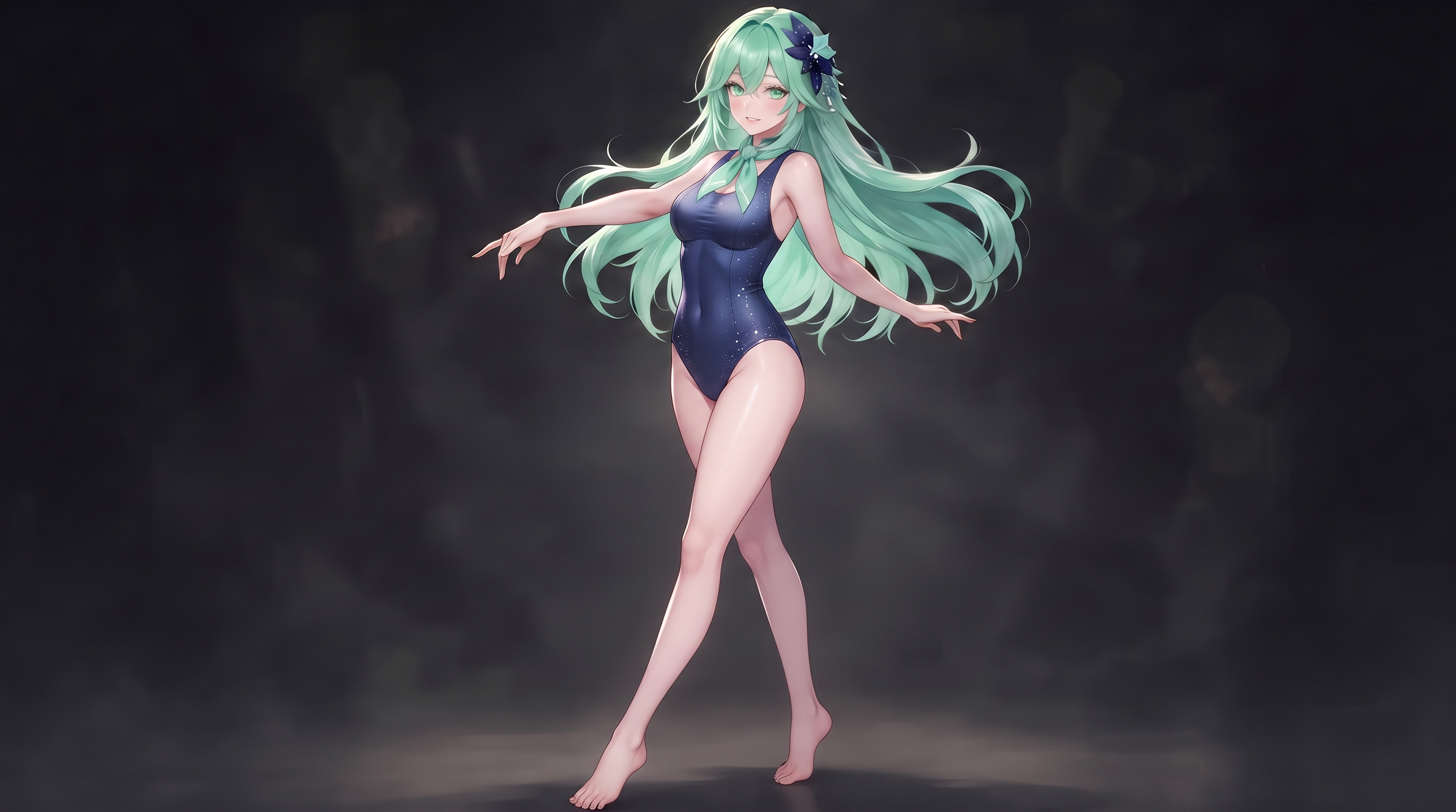 Minty Swimsuit — swimsuit