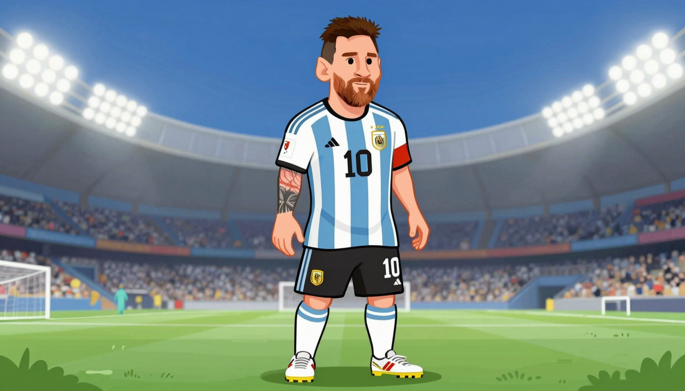 Messi animated