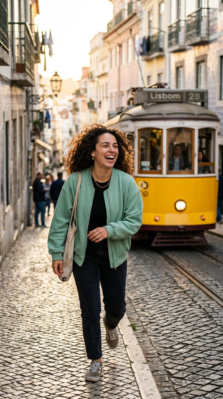 Golden hour in Lisbon