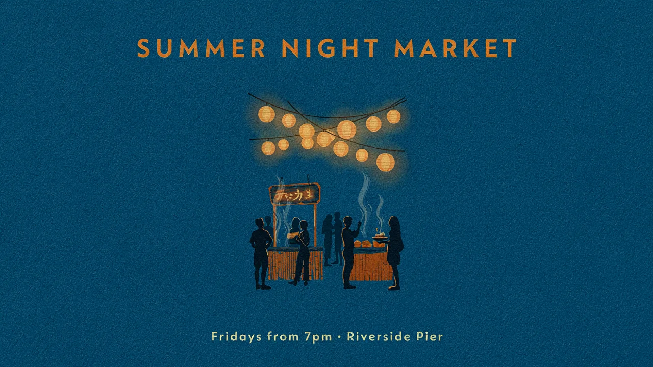 Night market poster